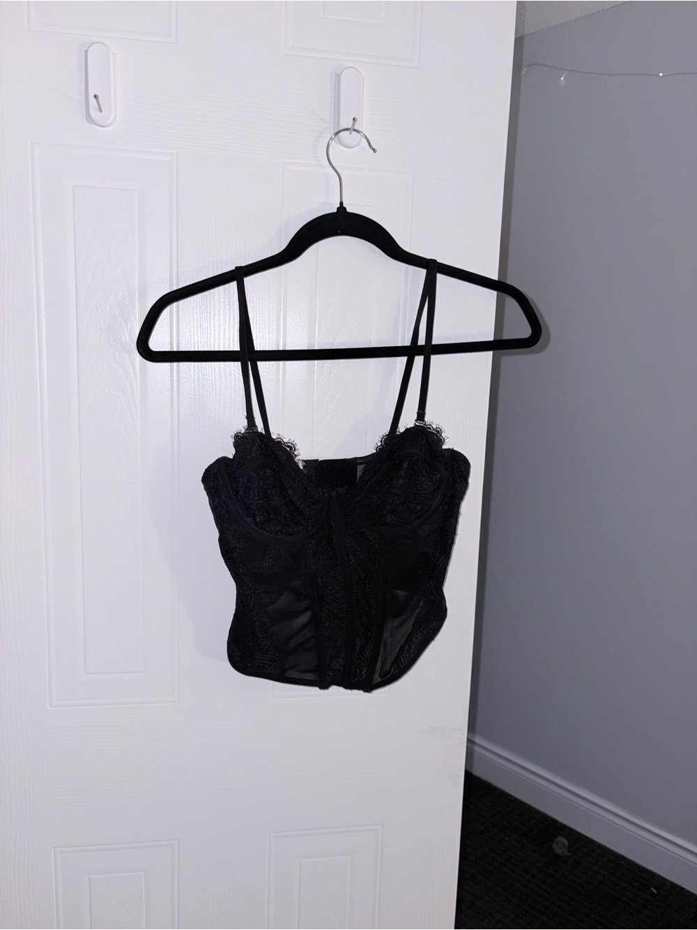 Garage Black Lace Bustier Camisole